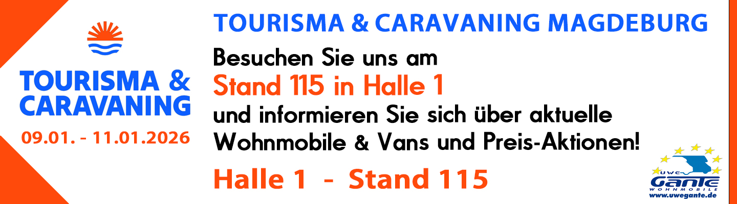 tourisma, reisen,caravan,caravan magdeburg,magdeburg,Wohnmobilmesse, Reisemobilmesse, Urlaubsmesse, Caravanmesse, Caravaningmesse und Vans neue Modelle 2025 und aktuelle Aktionen